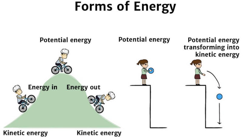 Image result for potential and kinetic energy examples