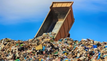 Rubbish Dump with Truck